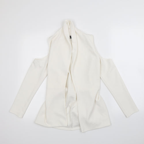 Pretty little thing Womens White   Jacket  Size 10