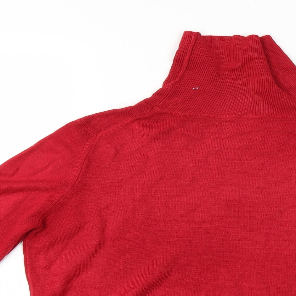 Marks and Spencer Womens Red   Pullover Jumper Size 8