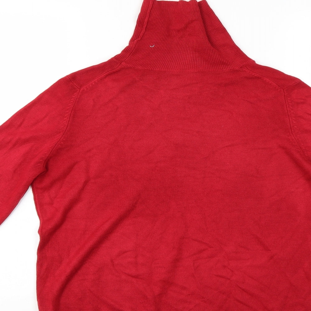 Marks and Spencer Womens Red   Pullover Jumper Size 8