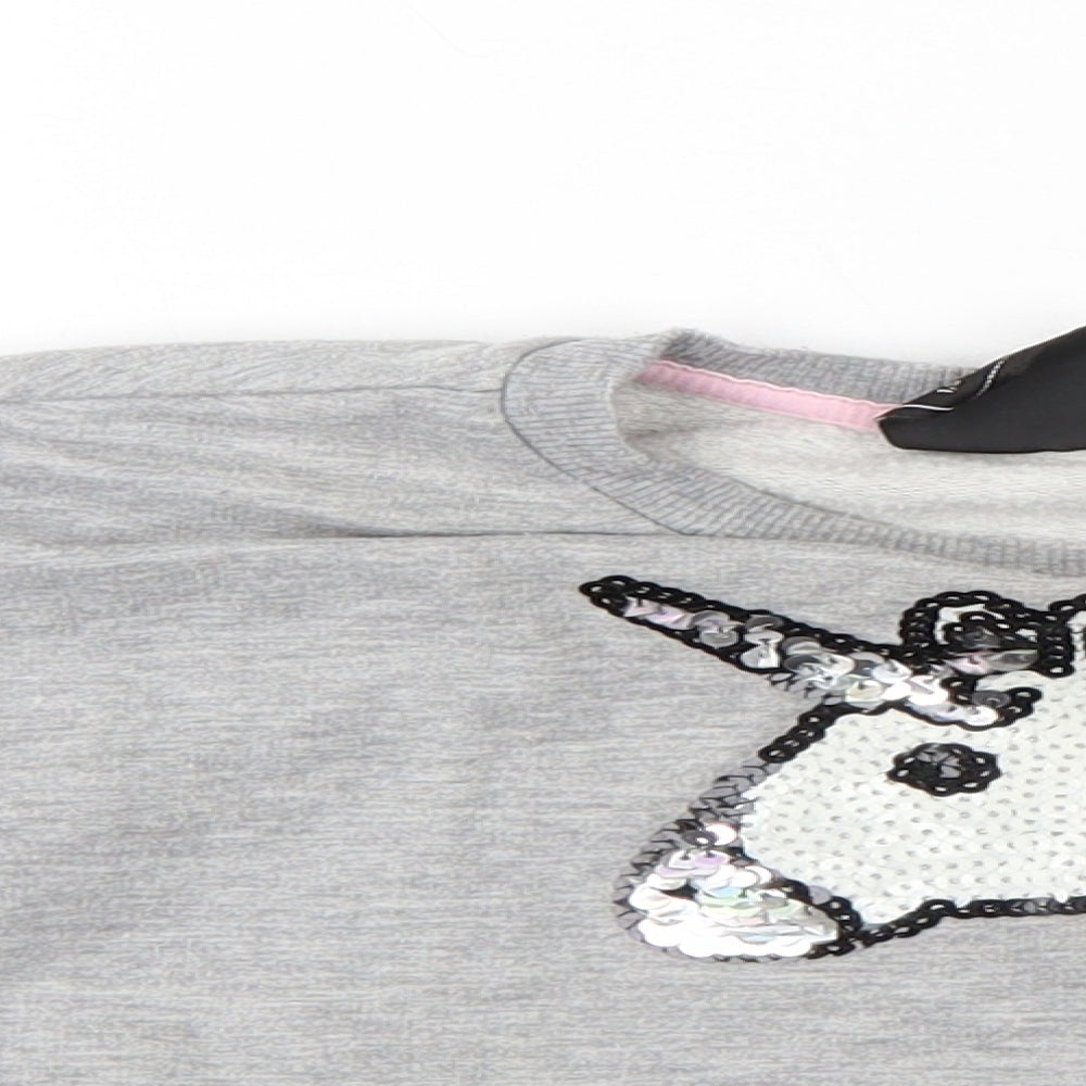 Primark Girls Grey   Pullover Jumper Size 18-24 Months