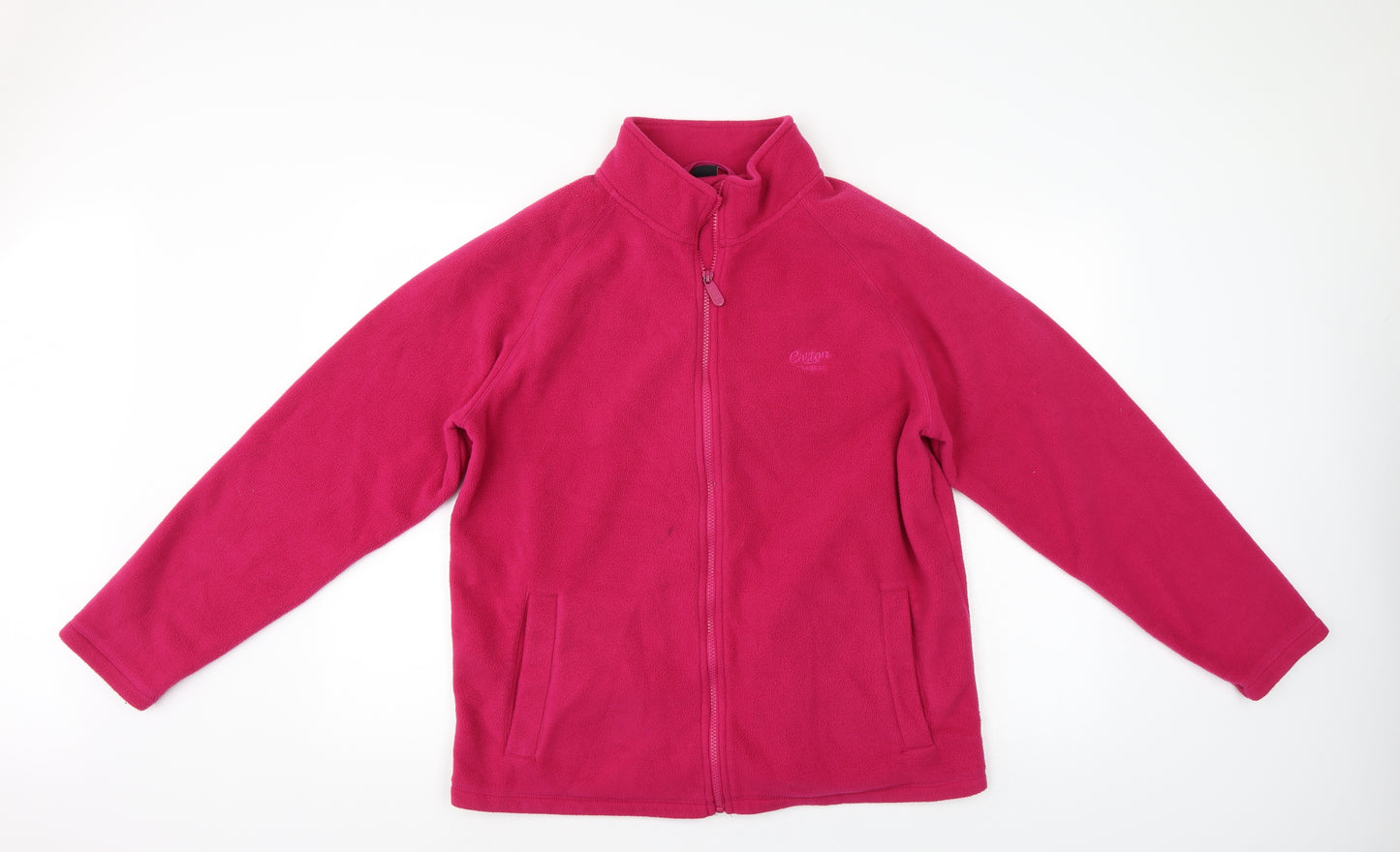 Cotton Traders Womens Pink   Windbreaker Jacket Size L
