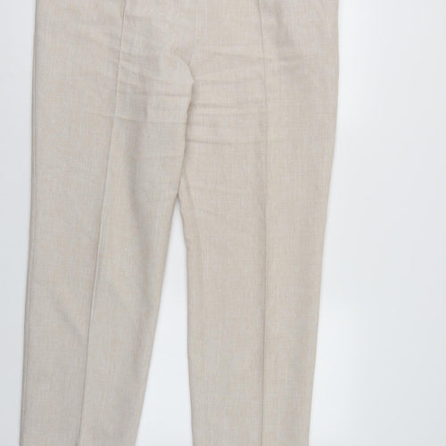 Marks and Spencer Womens Ivory   Trousers  Size 18 L27 in
