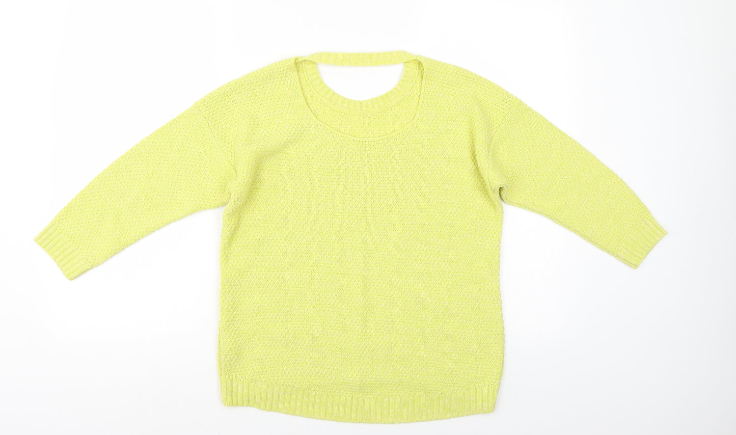 TU Womens Yellow   Pullover Jumper Size 8