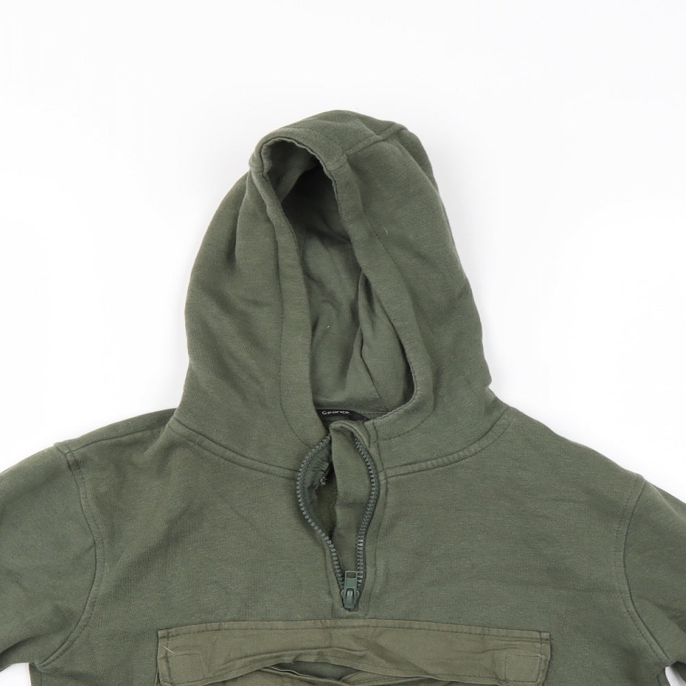 George Boys Green   Pullover Hoodie Size 9-10 Years