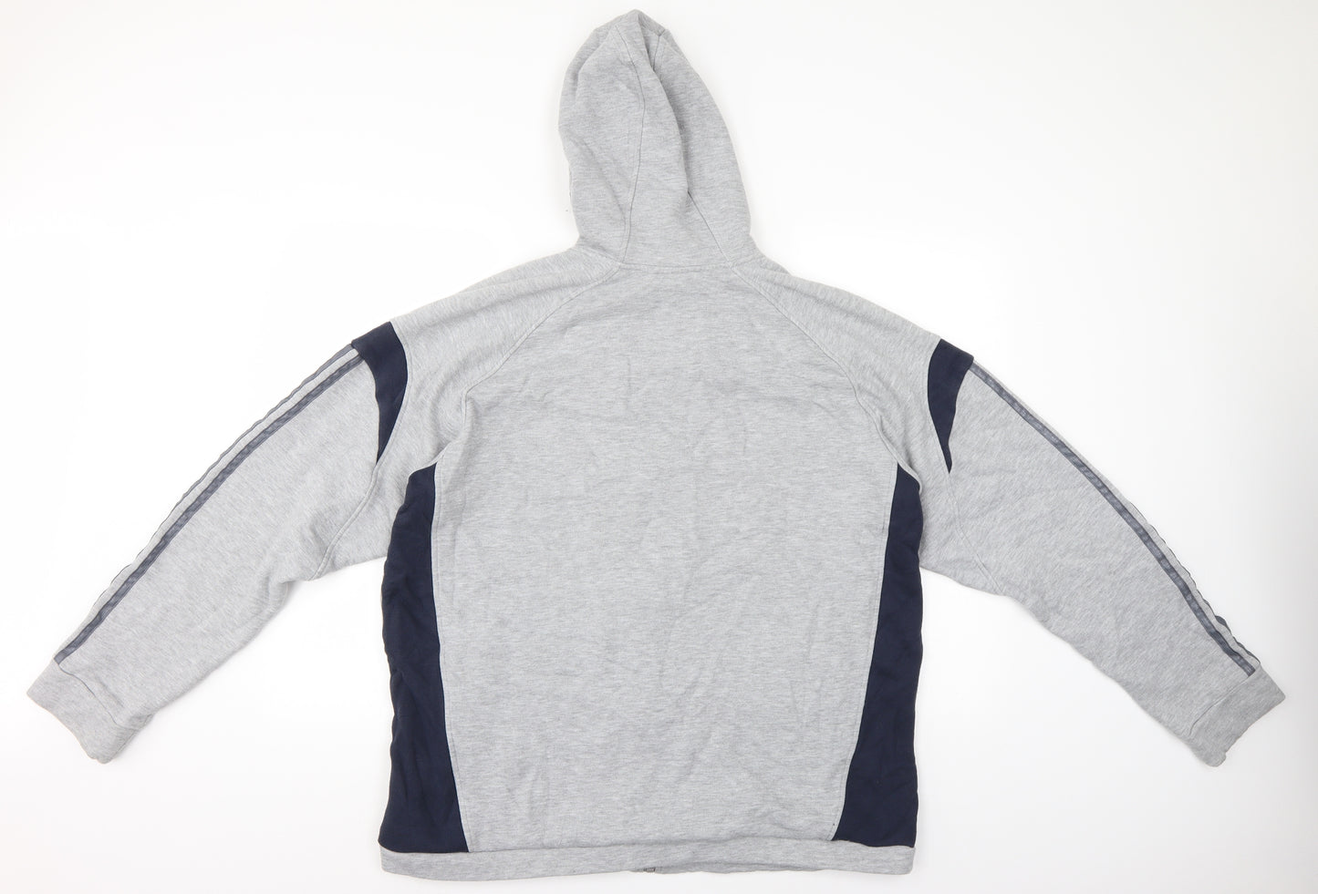 Addidas Mens Grey   Full Zip Hoodie Size XL