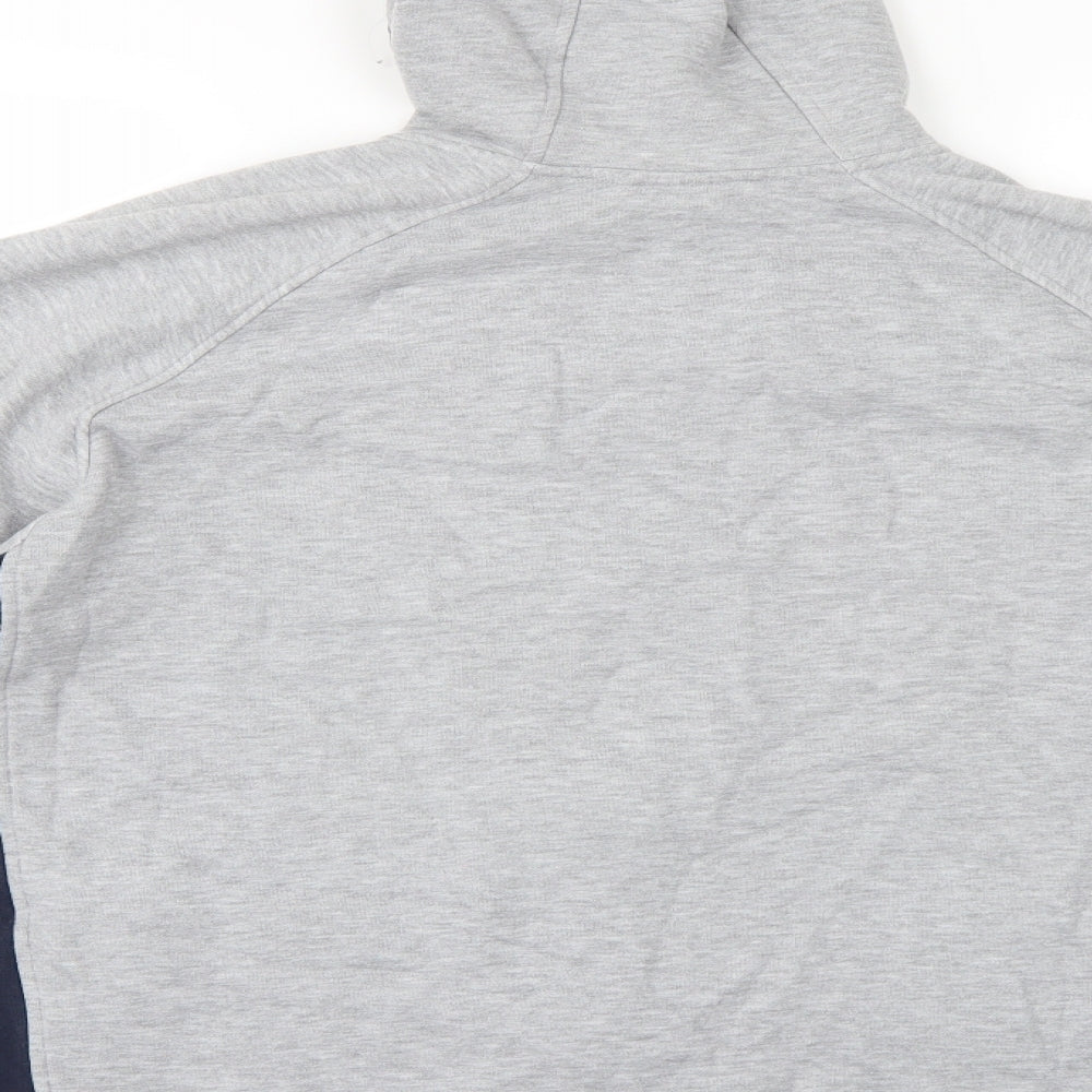 Addidas Mens Grey   Full Zip Hoodie Size XL
