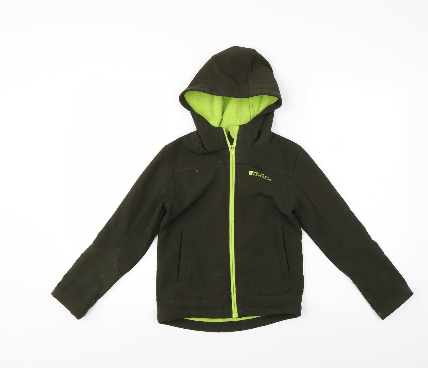 Mountain Warehouse Boys Green   Windbreaker Jacket Size 7-8 Years