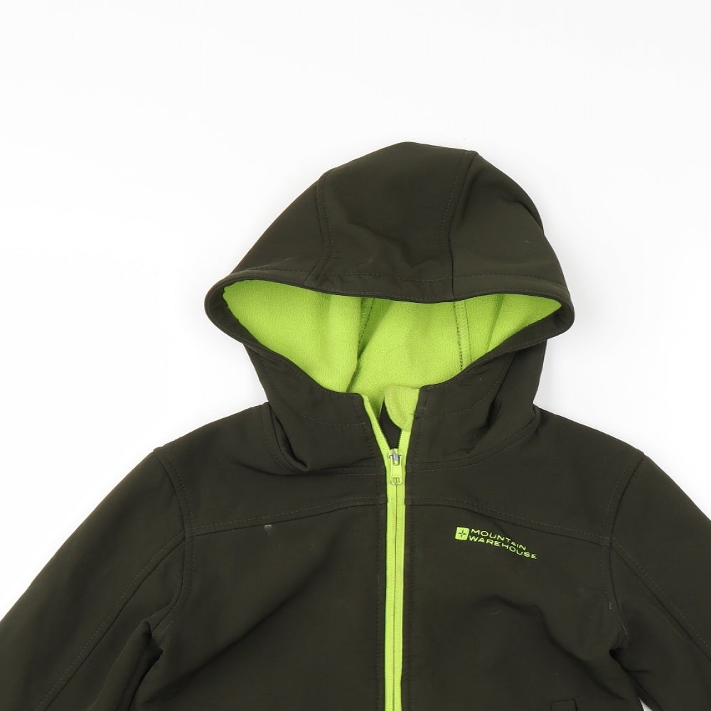 Mountain Warehouse Boys Green   Windbreaker Jacket Size 7-8 Years