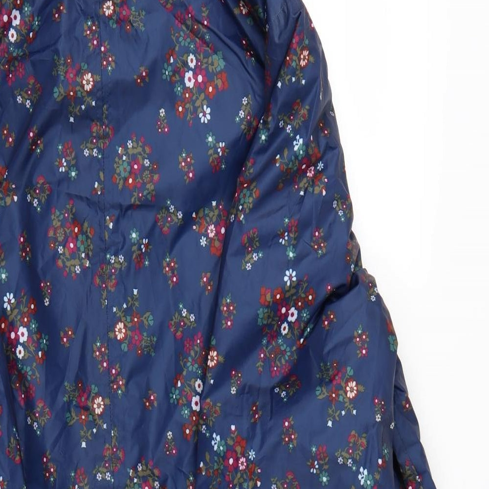 Cotton Traders Womens Multicoloured Floral  Rain Coat Coat Size 24