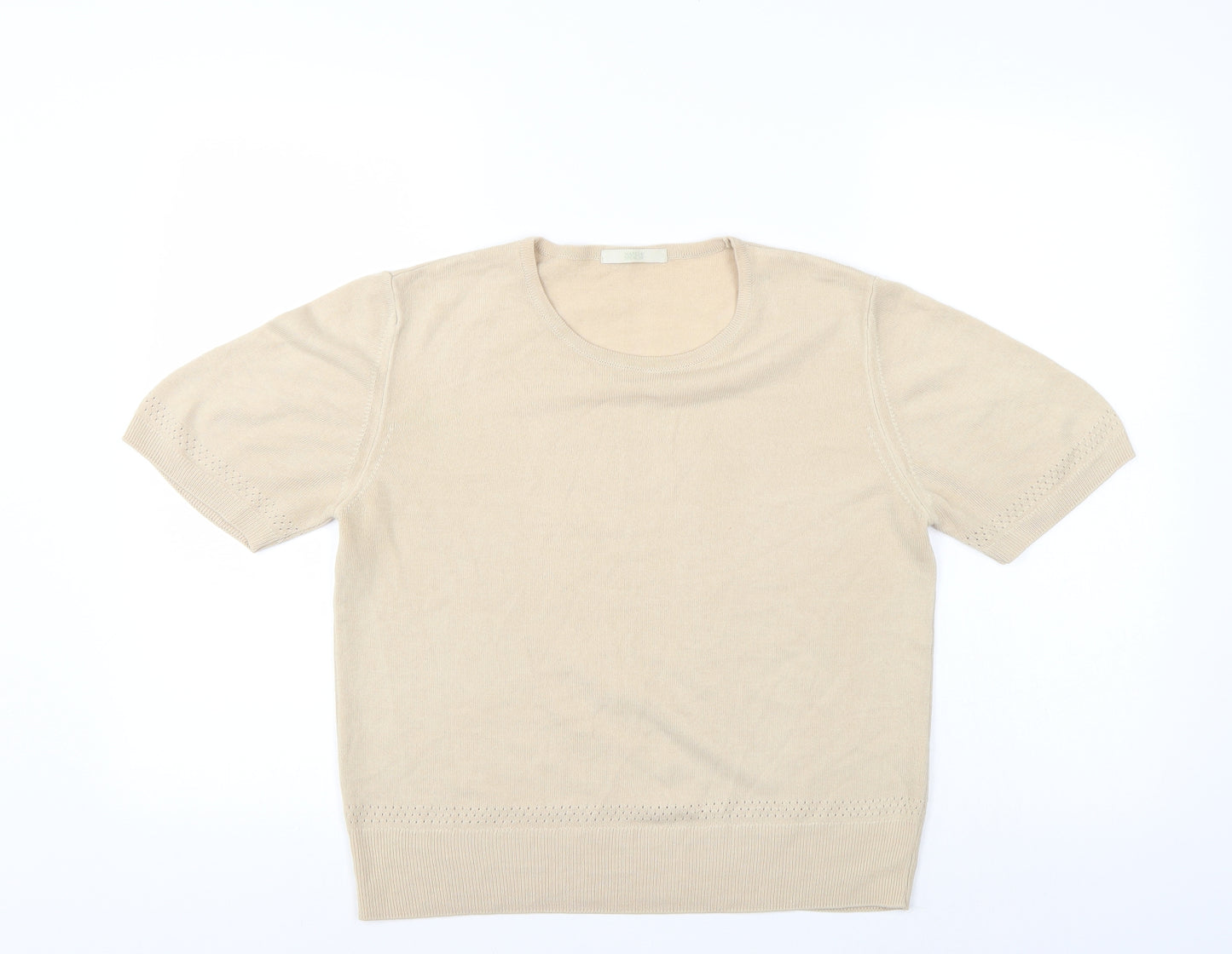 Marks and Spencer Womens Ivory   Basic Blouse Size 14