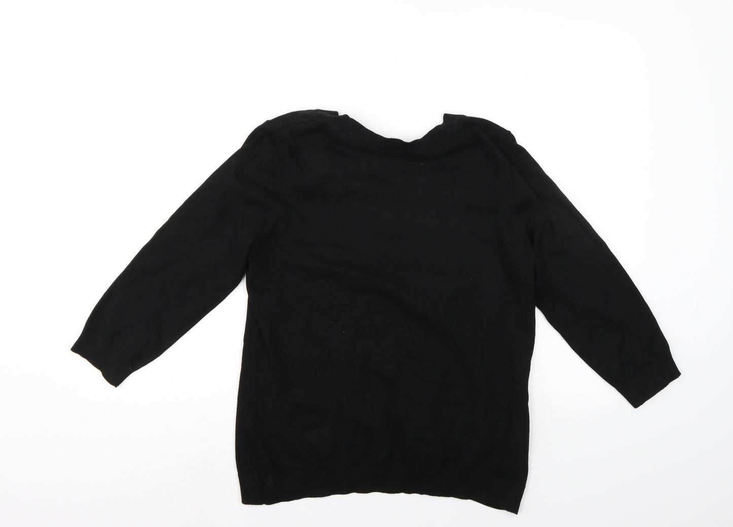 Laura Ashley Womens Black   Pullover Jumper Size 16