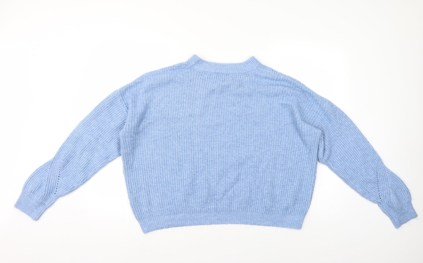 Primark Womens Blue   Pullover Jumper Size 12  - cropped