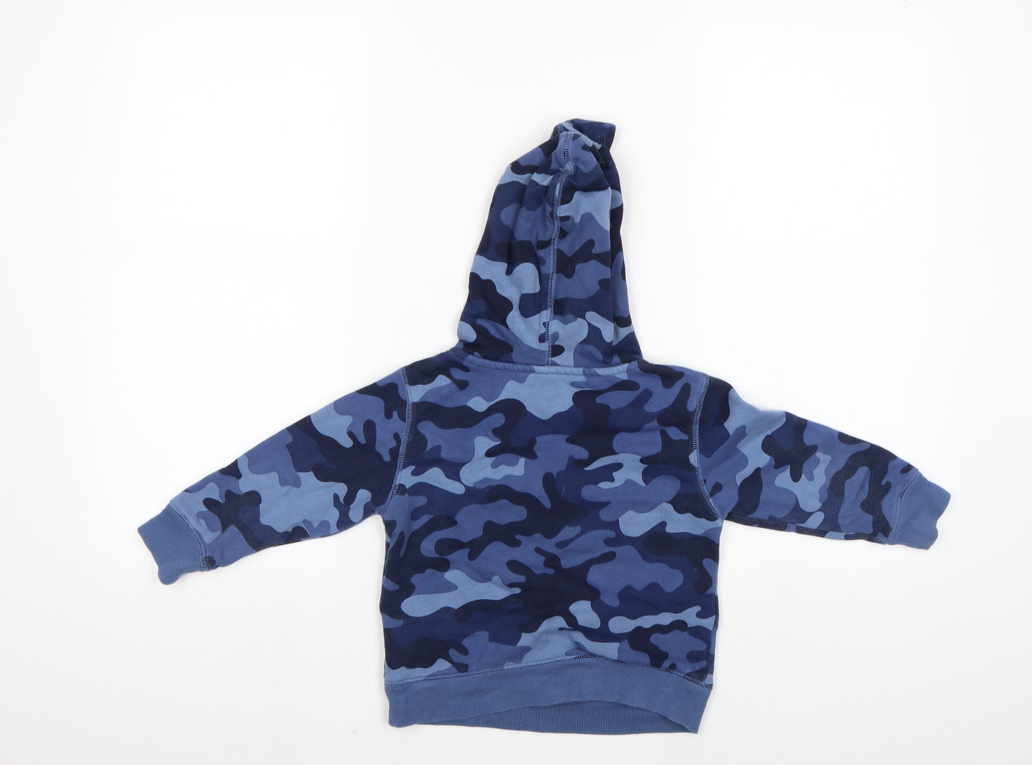 Gap Boys Blue Camouflage  Pullover Hoodie Size 2 Years