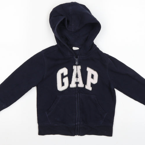 Gap Boys Blue   Full Zip Hoodie Size 3 Years