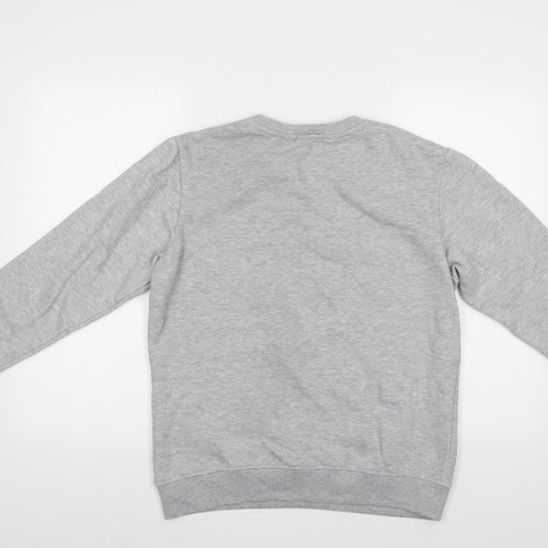 Boohoo men Mens Grey   Pullover Sweatshirt Size S