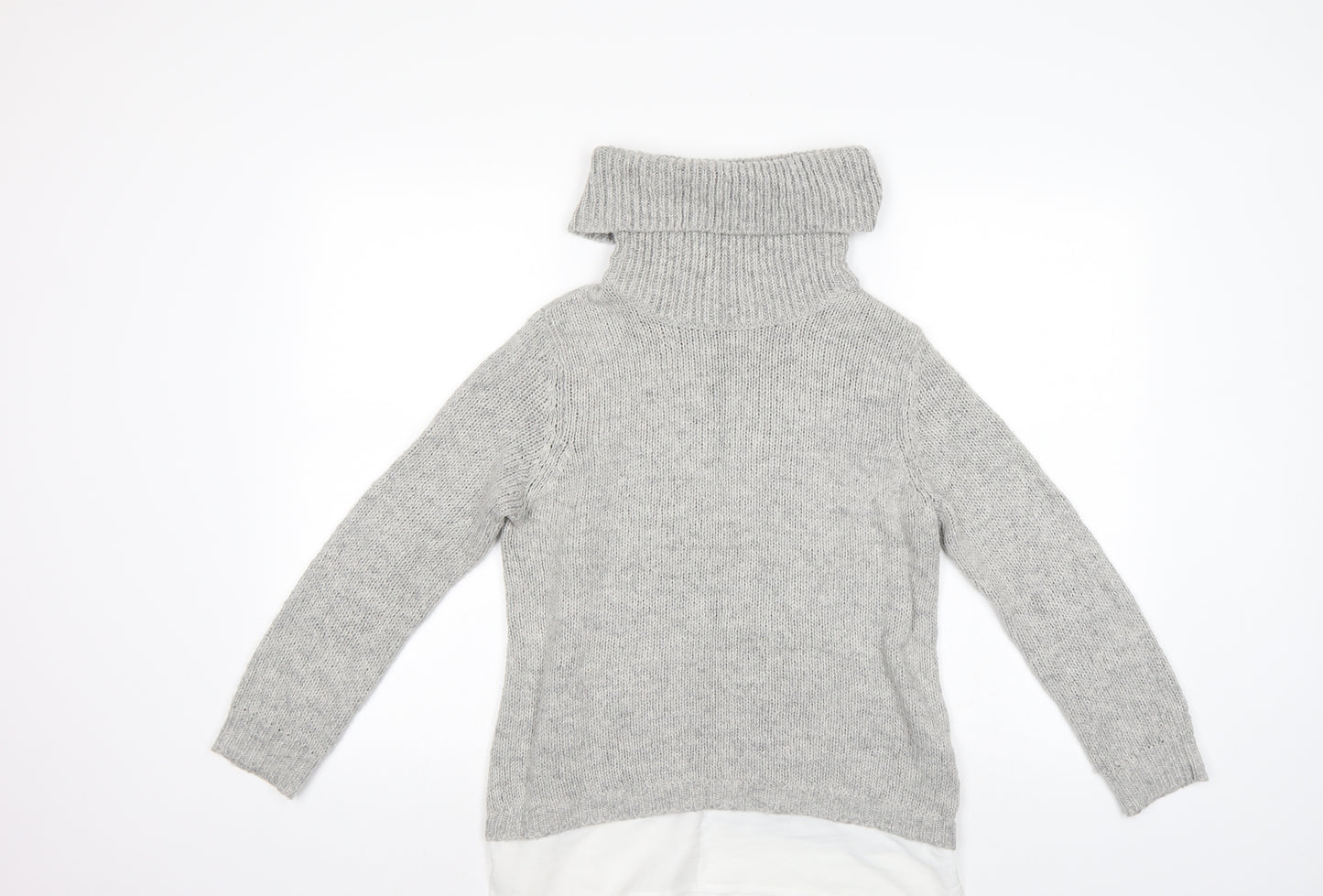 Peacocks Womens Grey   Tunic Jumper Size 8