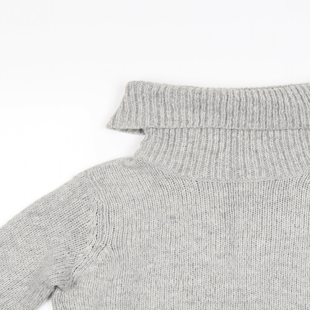 Peacocks Womens Grey   Tunic Jumper Size 8