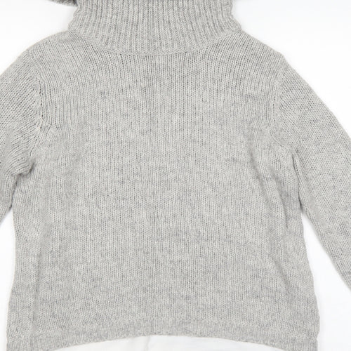 Peacocks Womens Grey   Tunic Jumper Size 8