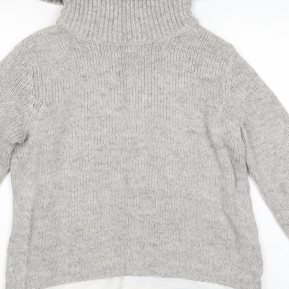 Peacocks Womens Grey   Tunic Jumper Size 8