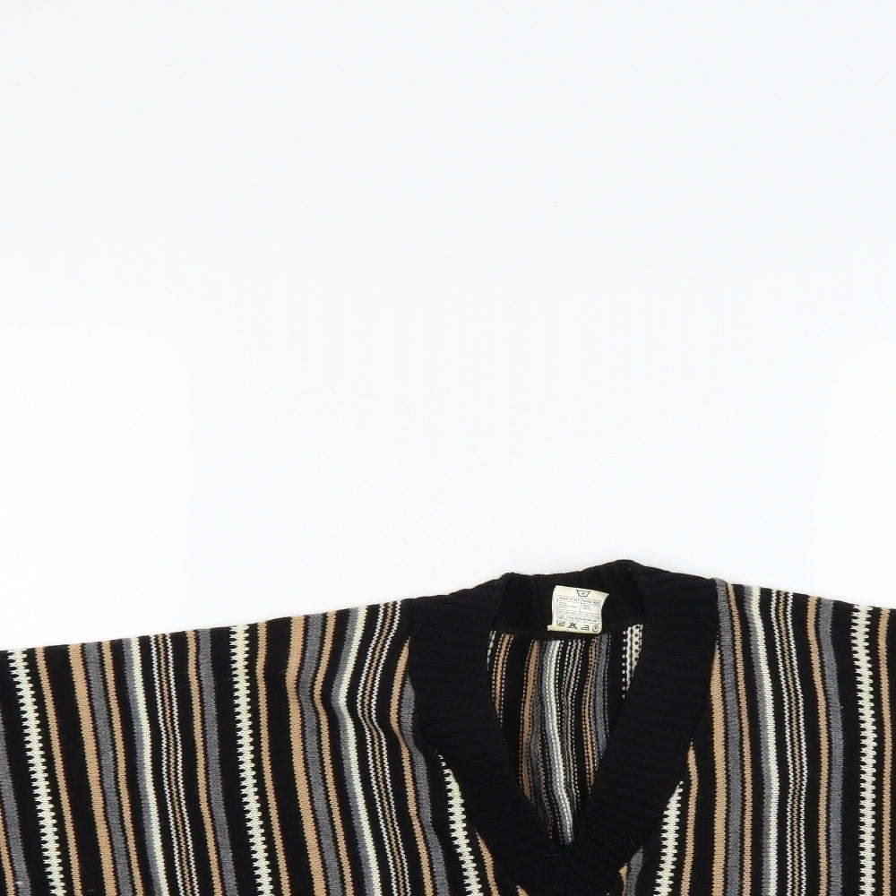 Skylar Womens Multicoloured Striped  Pullover Jumper Size M  - batwing