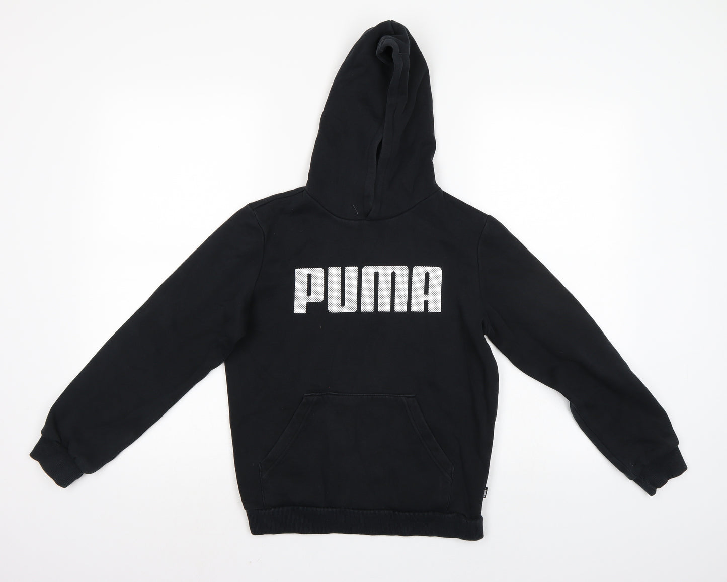 PUMA Boys Black   Pullover Hoodie Size 11-12 Years