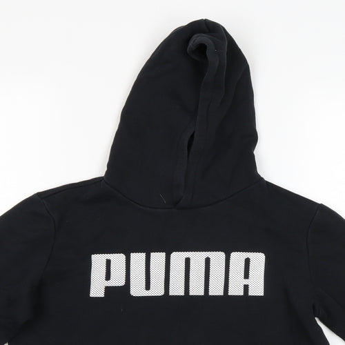 PUMA Boys Black   Pullover Hoodie Size 11-12 Years