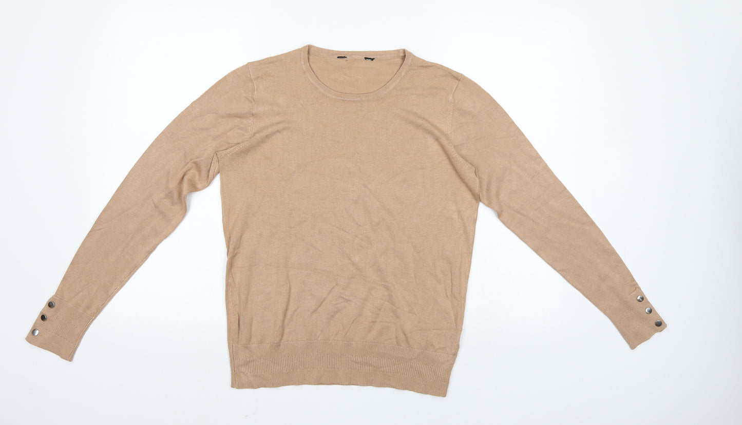 Preworn Womens Beige   Pullover Jumper