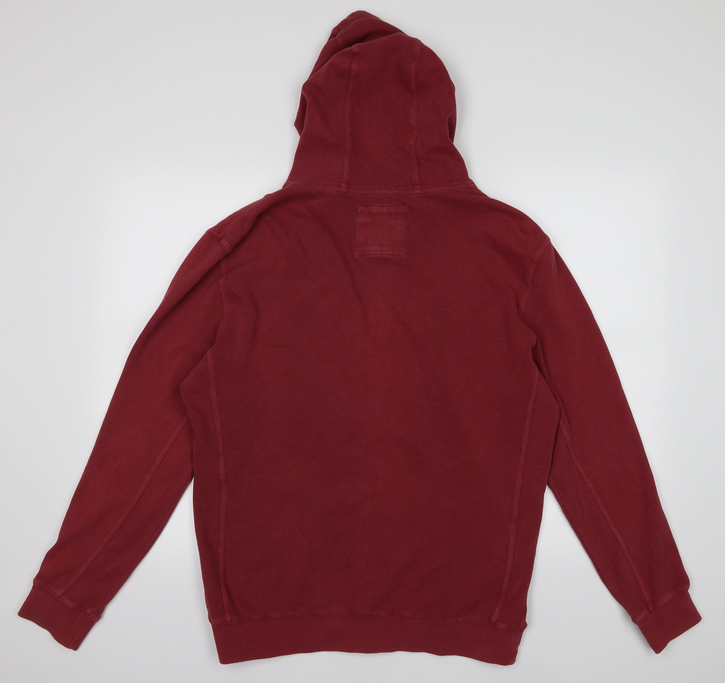 Racing Green Mens Red   Full Zip Hoodie Size L