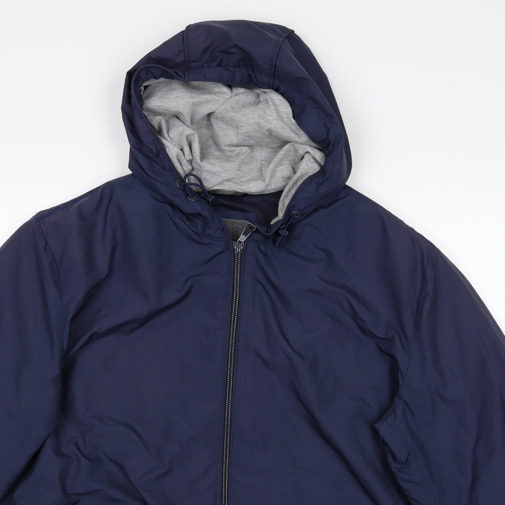 Geox Mens Blue   Rain Coat Coat Size L