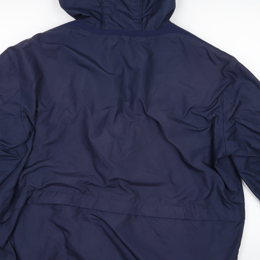 Geox Mens Blue   Rain Coat Coat Size L