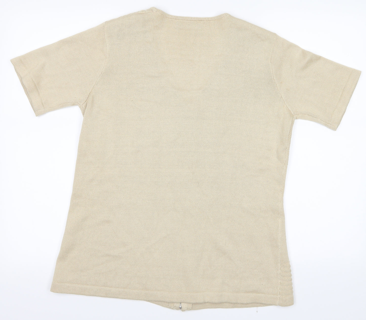 Daxon Womens Beige   Cardigan Jumper Size M