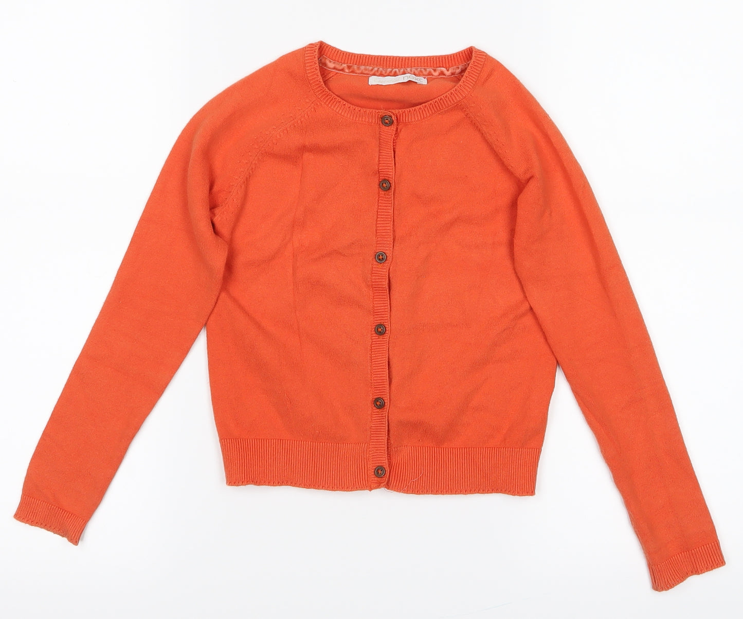 NEXT Girls Orange   Pullover Jumper Size 7 Years
