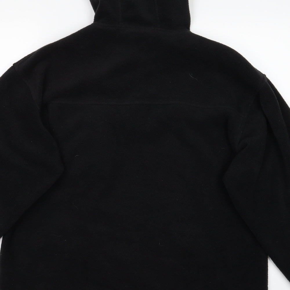 Mainstream Mens Black   Pullover Hoodie Size XL