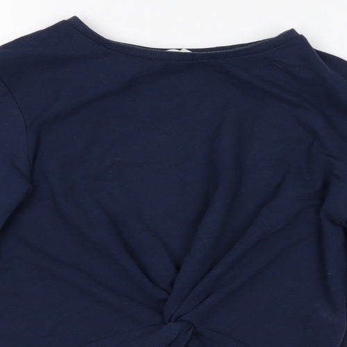 H&M Girls Black   Pullover Jumper Size 9-10 Years