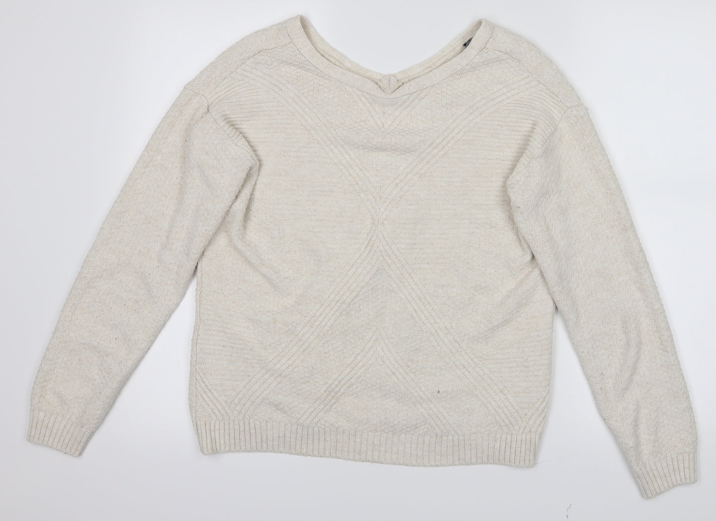 Dorothy Perkins Womens White   Pullover Jumper Size 12