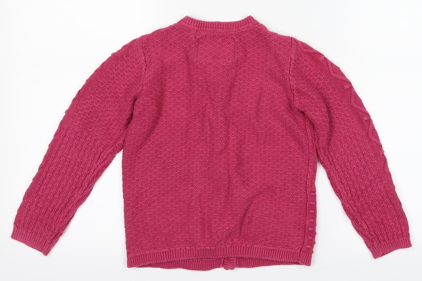 Love knitwear Girls Pink   Cardigan Jumper Size 5-6 Years