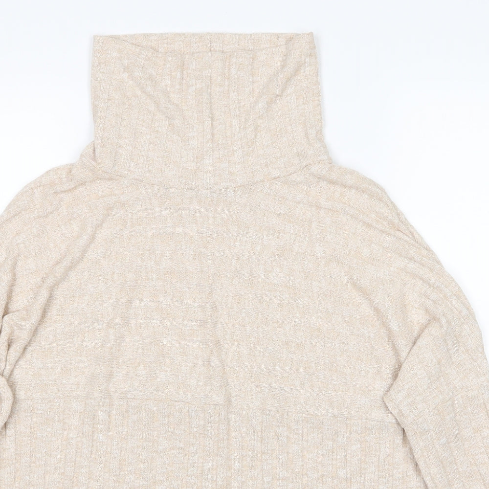 Tu Woman Womens Beige   Pullover Jumper Size 12
