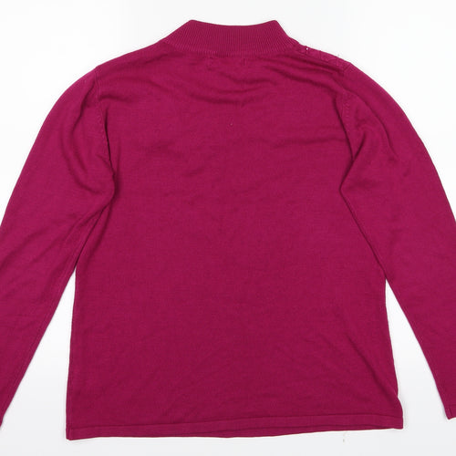 bm collection Womens Purple   Pullover Jumper Size S
