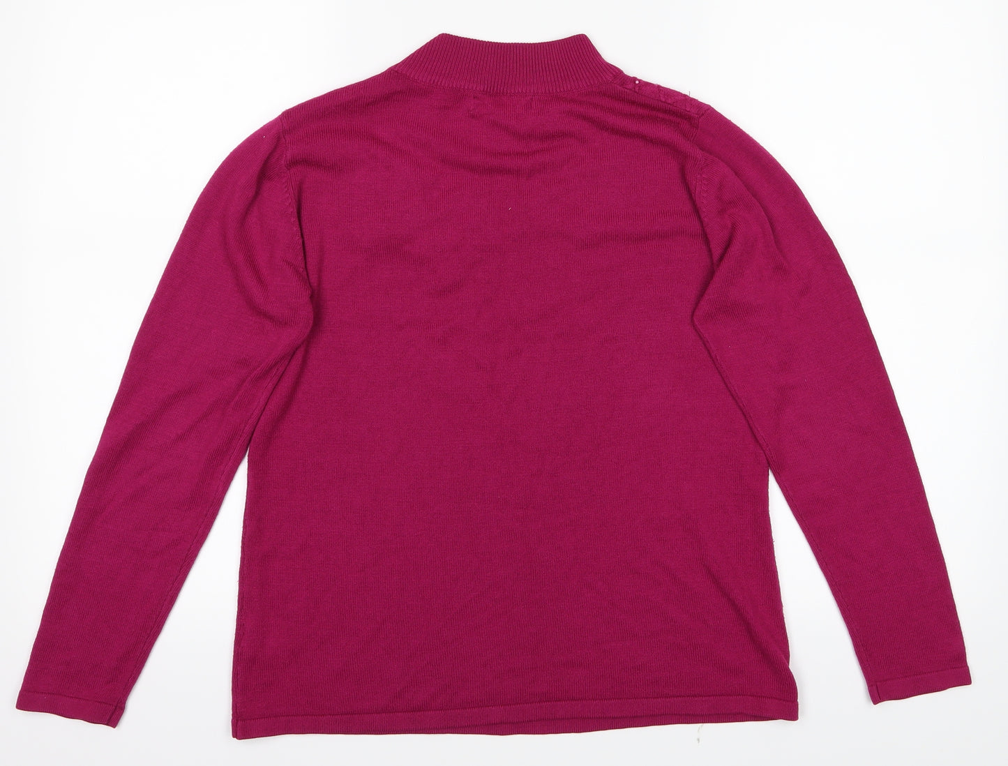 bm collection Womens Purple   Pullover Jumper Size S