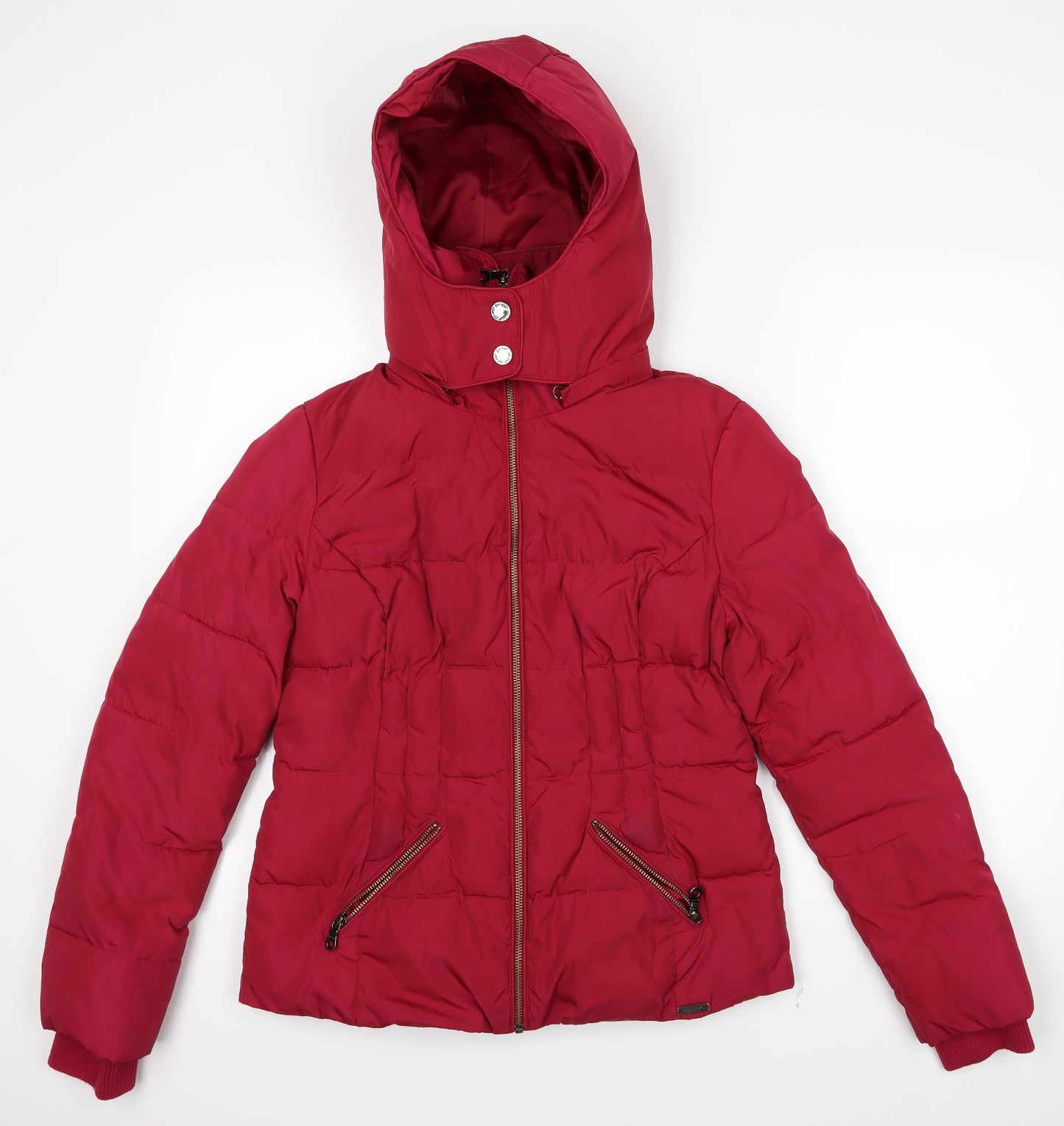 Per Una Womens Red   Windbreaker Coat Size S