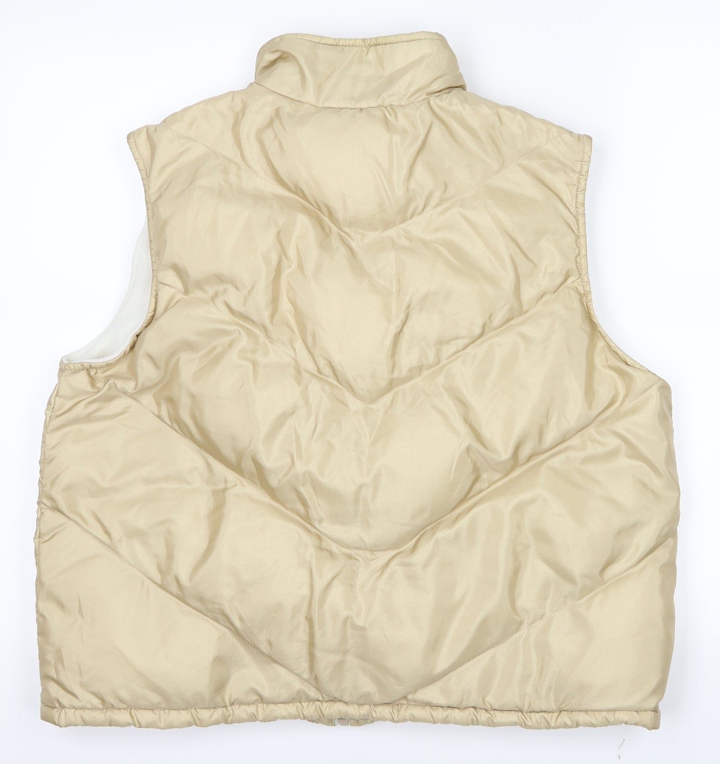 Joie de Vivre Womens Beige   Jacket  Size L  - Sleeveless