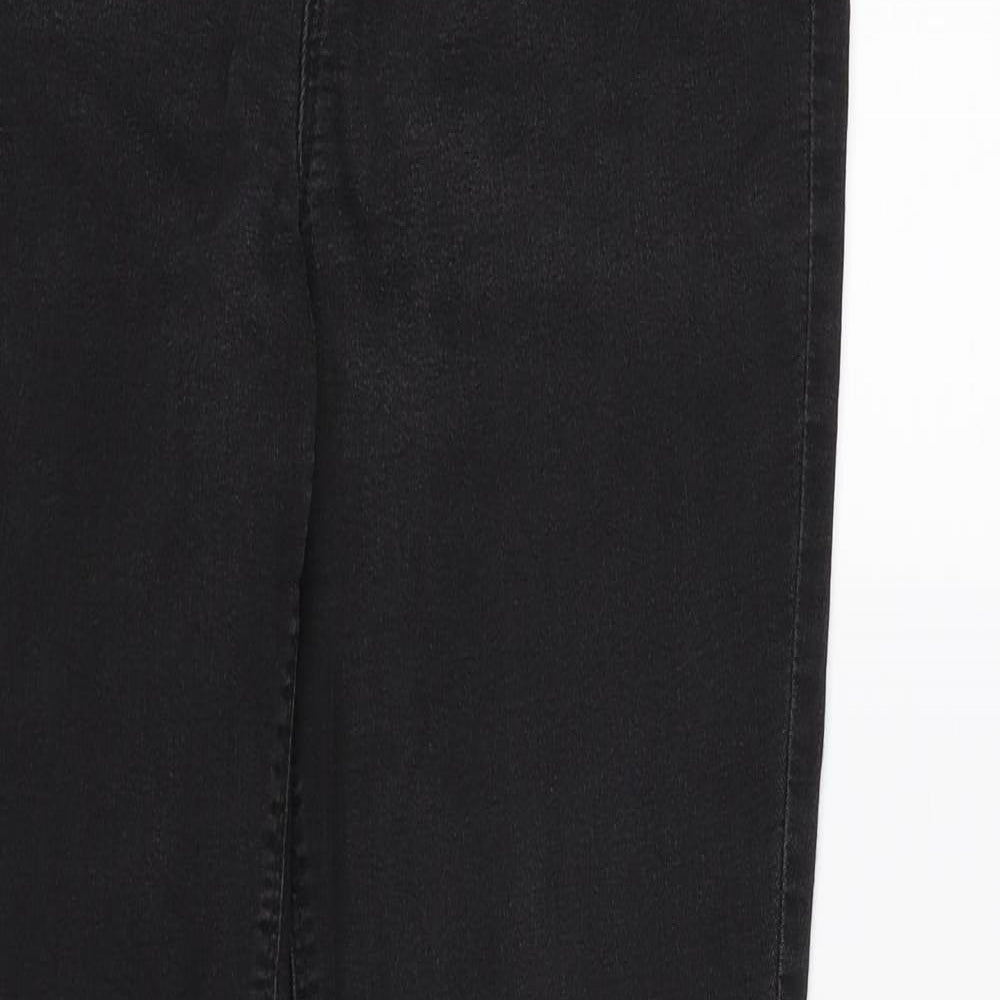 Papaya Womens Black  Denim Jegging Jeans Size 8 L28 in