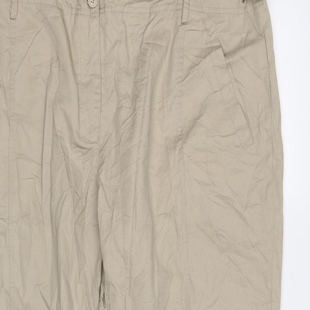 BPC  Womens Brown   Cropped Trousers Size 18 L21 in