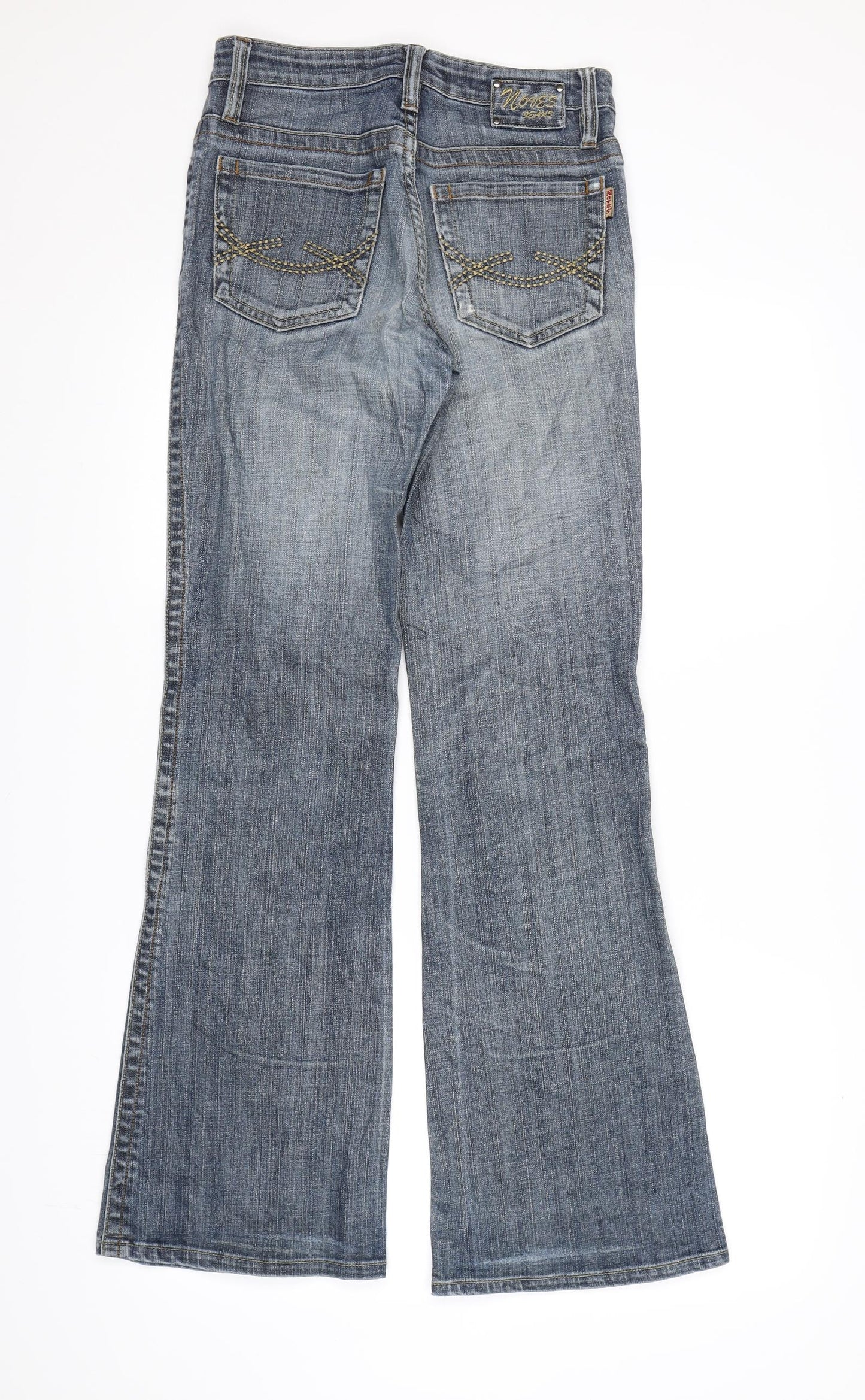 Noves Mens Blue  Denim Bootcut Jeans  L30 in