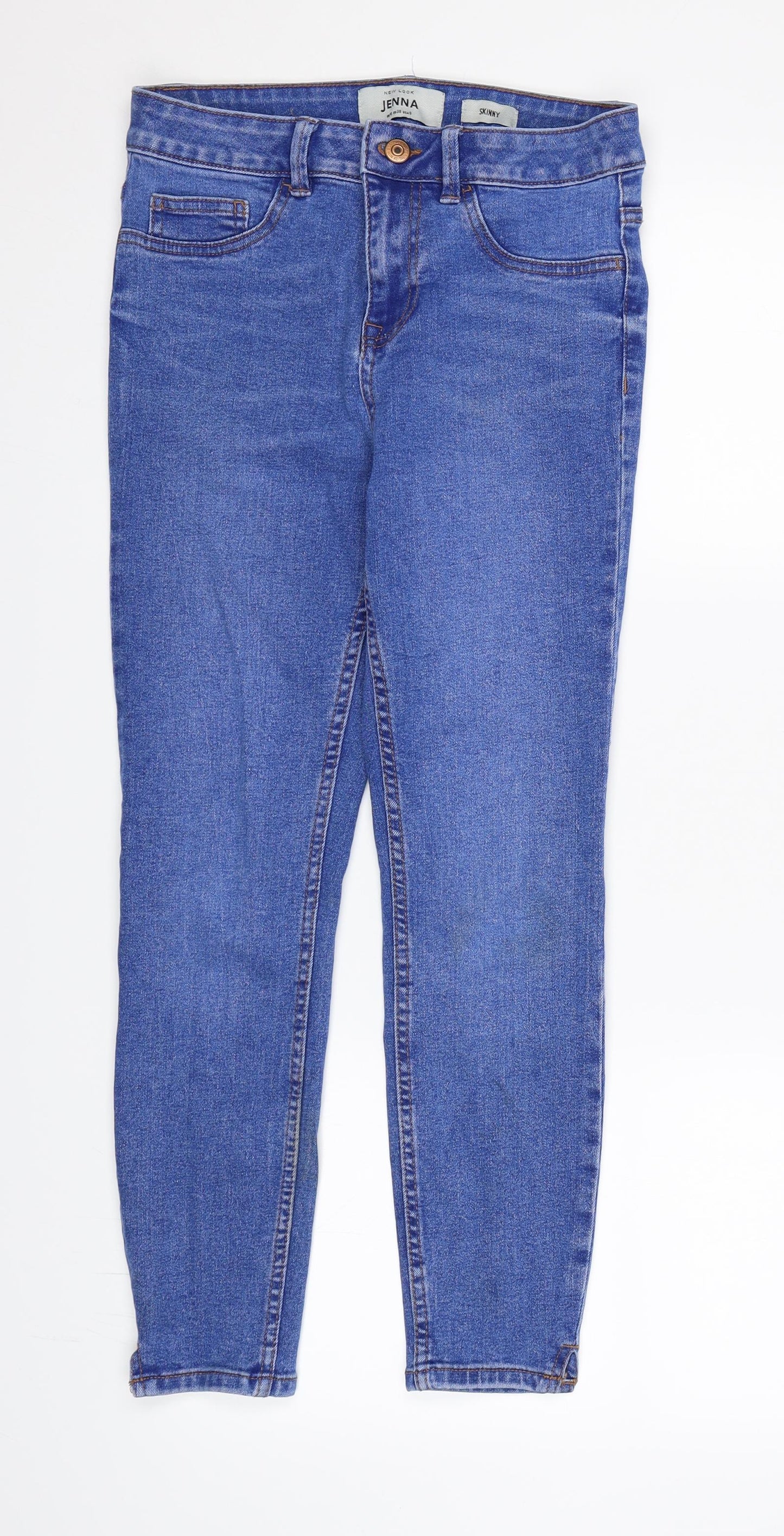 New Look Womens Blue  Denim Skinny Jeans Size 10 L24 in