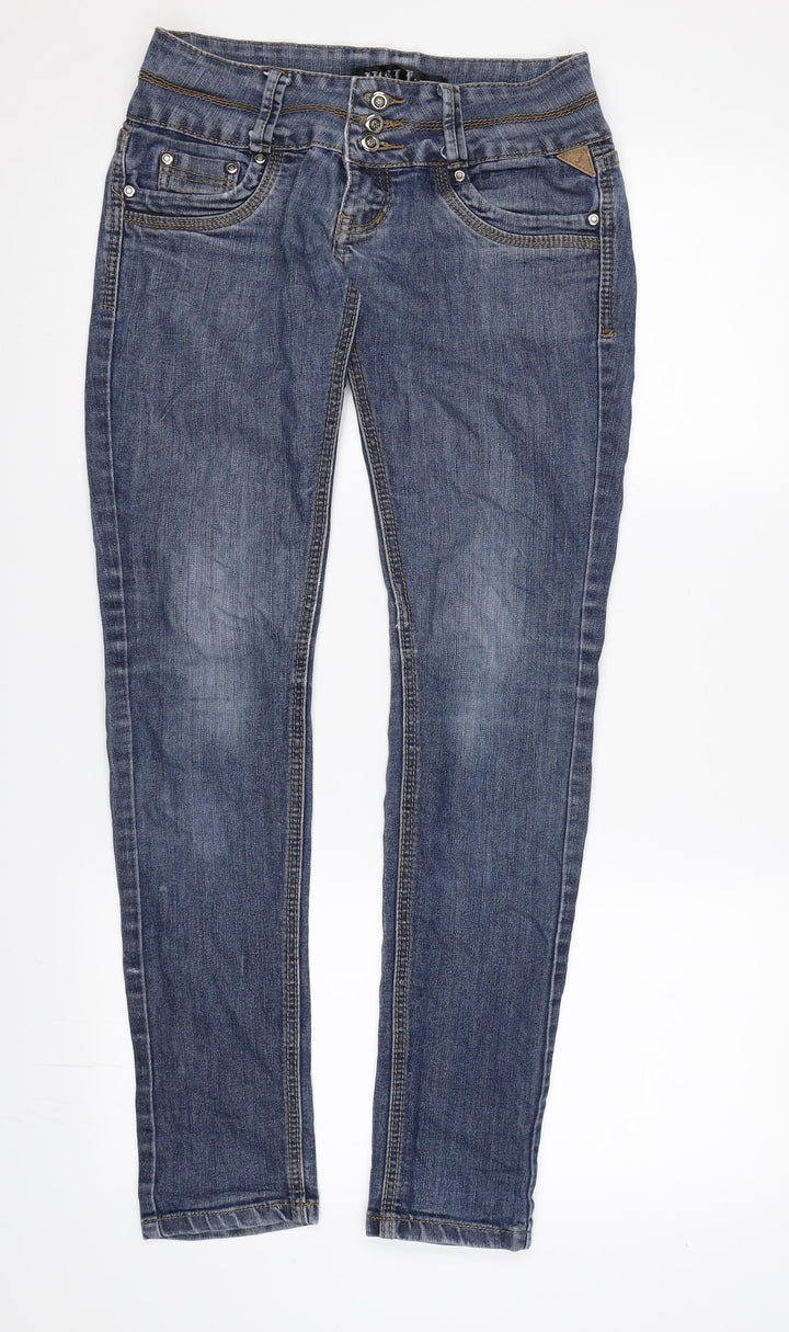 JUST F Womens Blue  Denim Skinny Jeans  L30 in