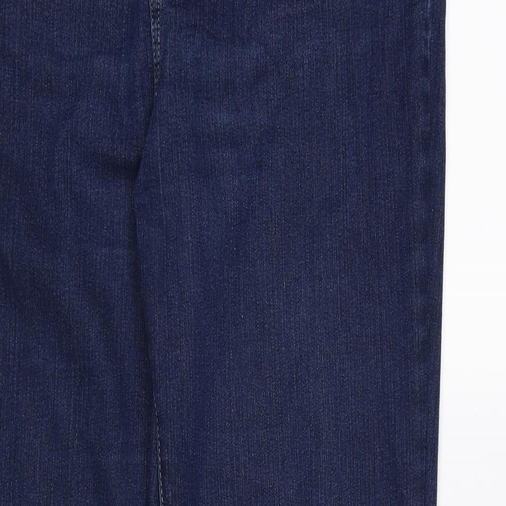 Per Una Womens Blue  Denim Straight Jeans Size 14 L31 in