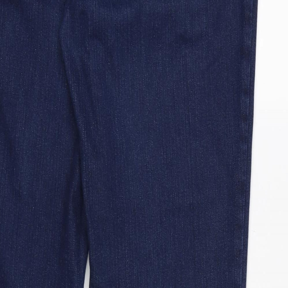 Per Una Womens Blue  Denim Straight Jeans Size 14 L31 in