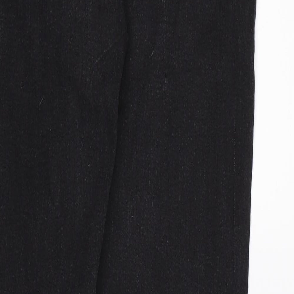 JM Collection Womens Black  Denim Skinny Jeans Size 10 L26 in