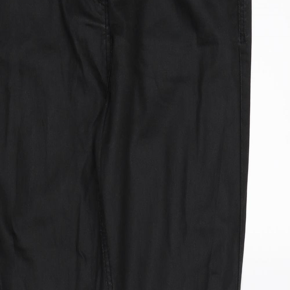 George Womens Black  Denim Skinny Jeans Size 14 L30 in